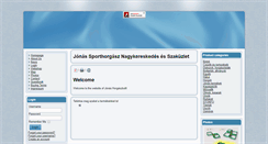 Desktop Screenshot of jonashorgaszbolt.com